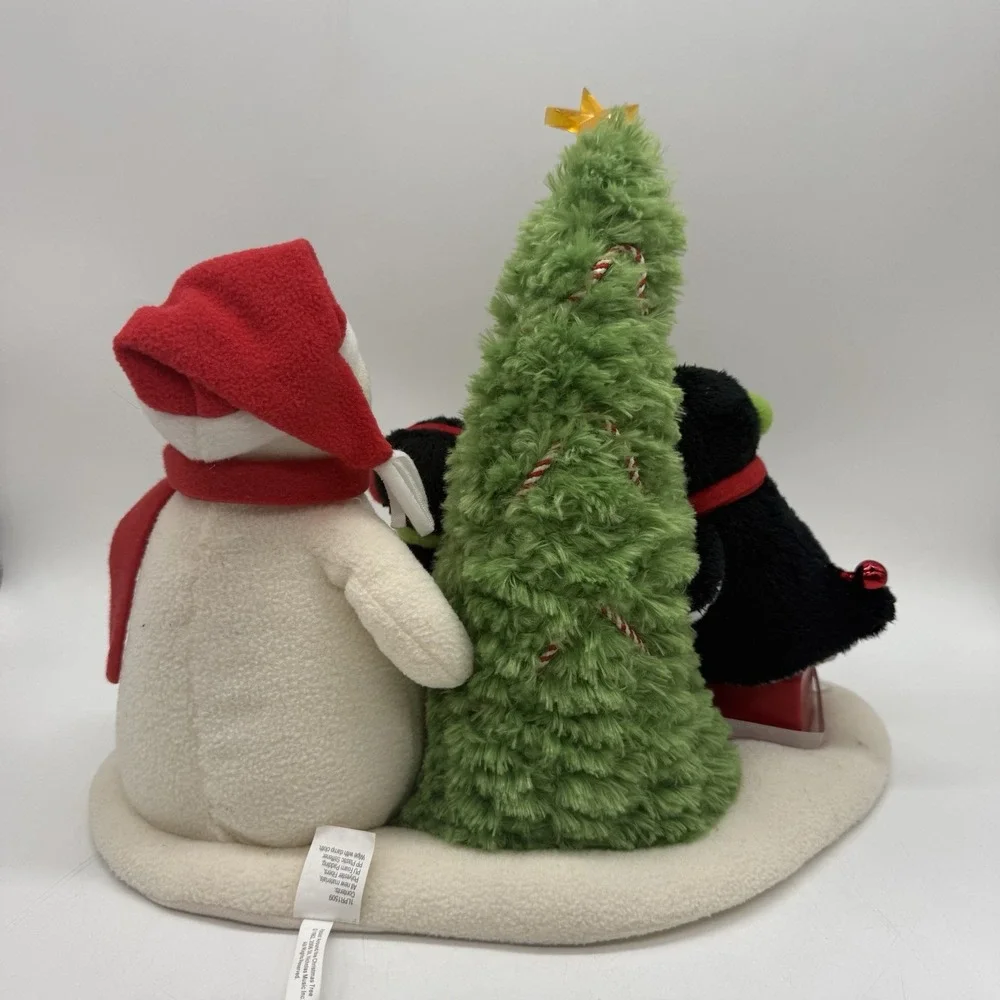 Hallmark Jingle Pals Very Merry Trio Singing Light Up Snowman Penguin Tree Works